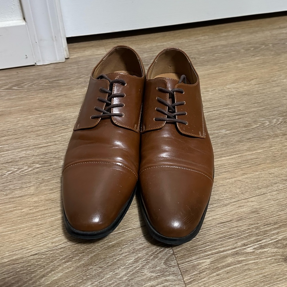 Express Brown Dress Shoes Mens Size 11